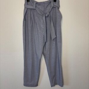 Calvin Klein Gingham Paperbag Waist Pants